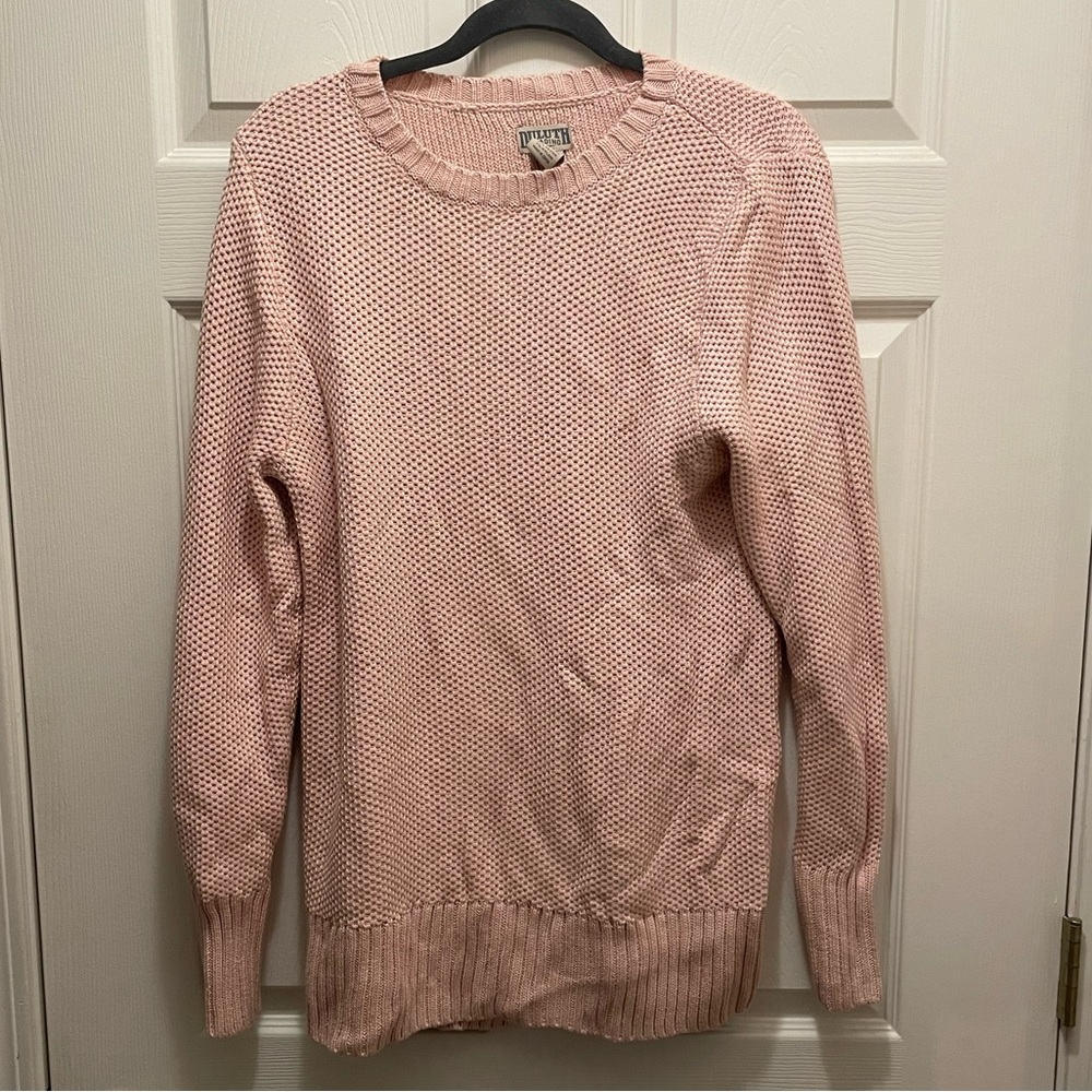Long pink heavy sweater